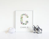Wall Print - Leafy Letter