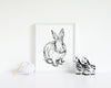 Wall Print - Rabbit Sketch